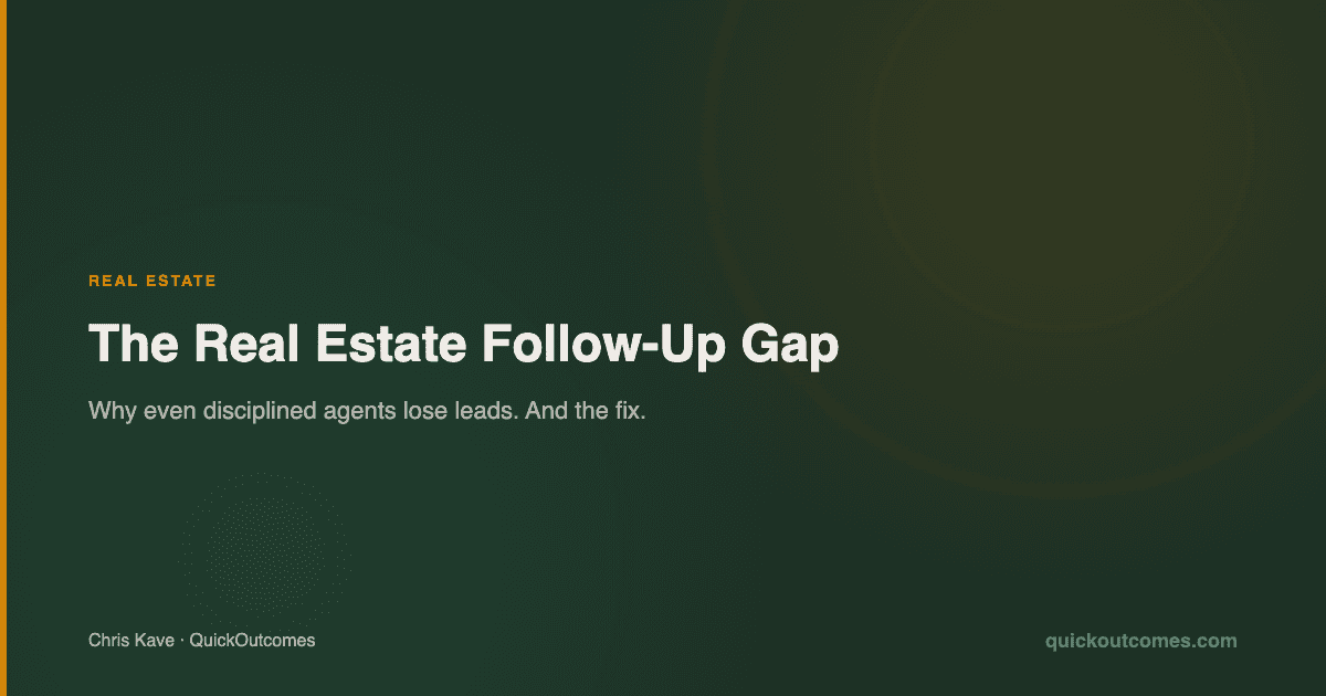 Real Estate Follow-Up Automation: Why 8 Touchpoints Matter and Nobody Has Time for Them