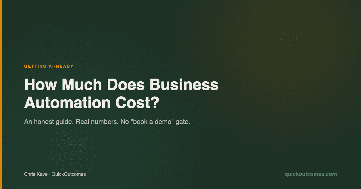 How Much Does Business Automation Cost? An Honest Guide