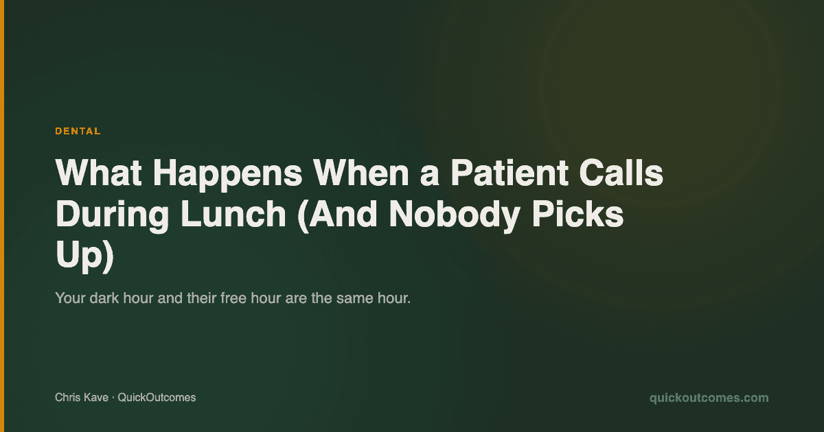 What Happens When a Patient Calls During Lunch (And Nobody Picks Up)