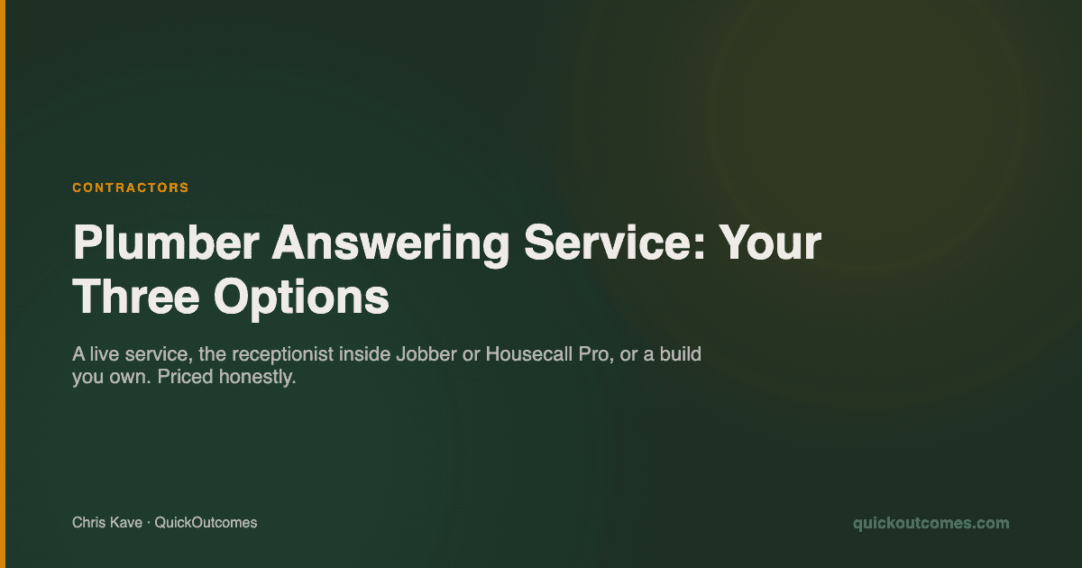 Plumber Answering Service: The Three Ways to Stop Losing Calls